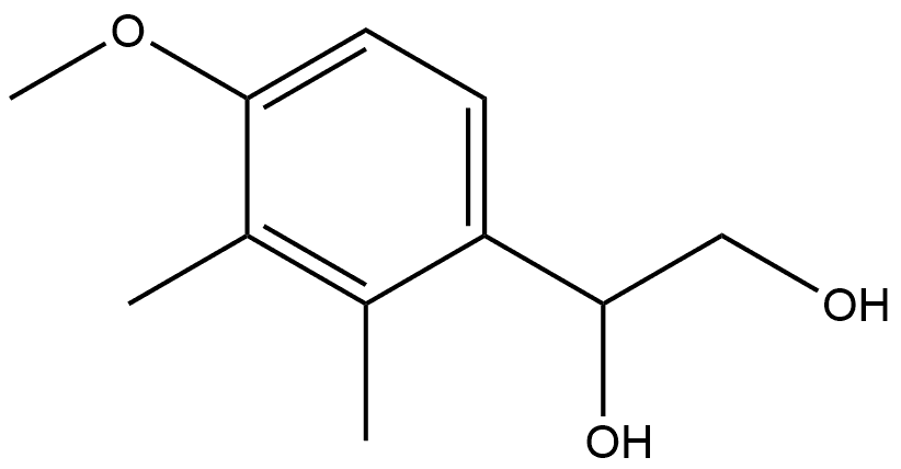 1-(4-Methoxy-2,3-dimethylphenyl)-1,2-ethanediol Structure