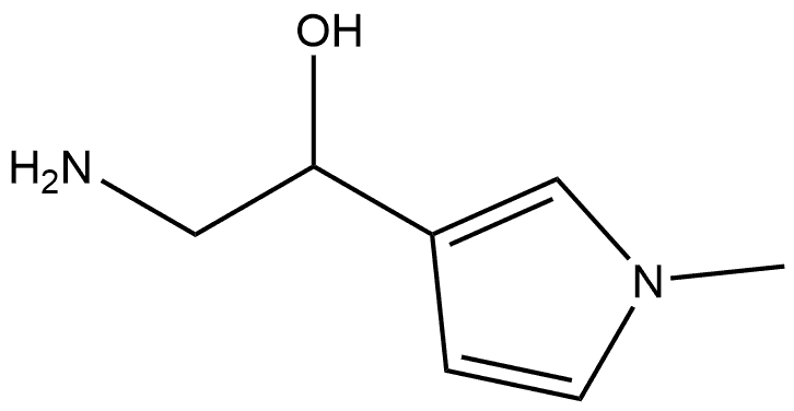 α-(Aminomethyl)-1-methyl-1H-pyrrole-3-methanol Structure