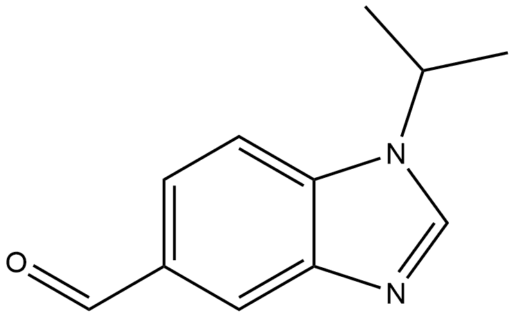 1-(1-Methylethyl)-1H-benzimidazole-5-carboxaldehyde Structure
