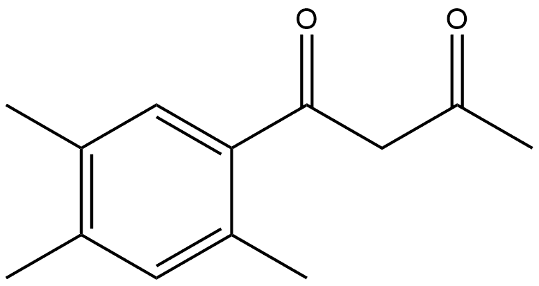 1-(2,4,5-Trimethylphenyl)-1,3-butanedione Structure