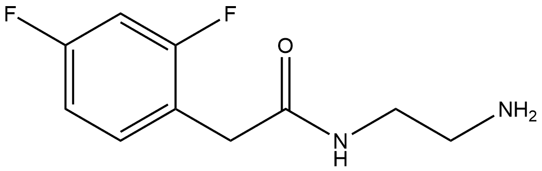 N-(2-Aminoethyl)-2,4-difluorobenzeneacetamide Structure