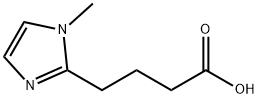 1H-Imidazole-2-butanoic acid, 1-methyl- 구조식 이미지