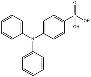 Phosphonic acid, P-[4-(diphenylamino)phenyl]- Structure