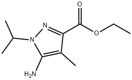 ethyl
5-amino-4-methyl-1-(propan-2-yl)-1H-pyrazole-3-c
arboxylate Structure