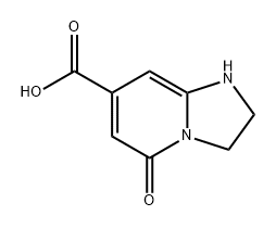 Imidazo[1,2-a]pyridine-7-carboxylic acid, 1,2,3,5-tetrahydro-5-oxo- Structure