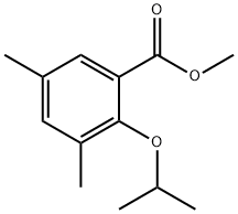 Methyl 2-isopropoxy-3,5-dimethylbenzoate Structure