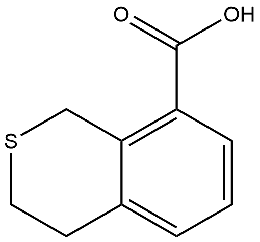 3,4-Dihydro-1H-2-benzothiopyran-8-carboxylic acid Structure