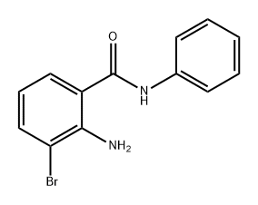 Benzamide, 2-amino-3-bromo-N-phenyl- 구조식 이미지