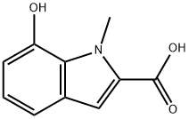 7-hydroxy-1-methyl-1H-indole-2-carboxylic acid Structure