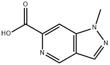1H-Pyrazolo[4,3-c]pyridine-6-carboxylic acid, 1-methyl- 구조식 이미지
