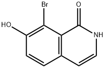 8-Bromo-7-hydroxyisoquinolin-1(2H)-one 구조식 이미지