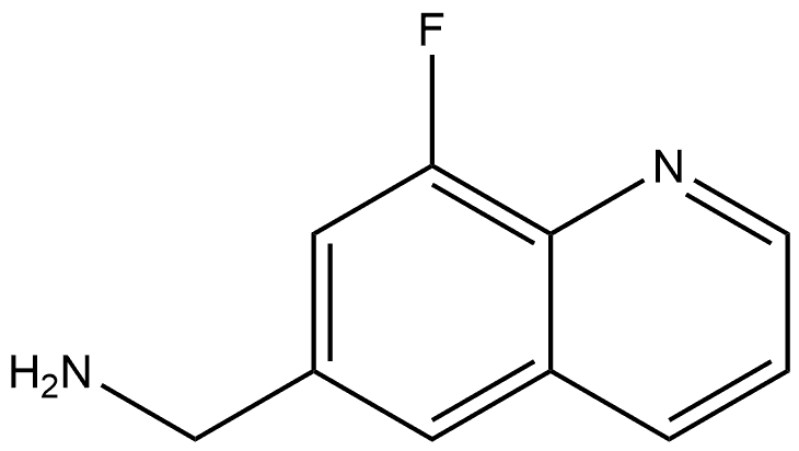 (8-fluoroquinolin-6-yl)methanamine Structure