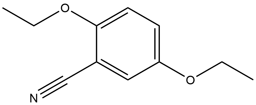 2,5-Diethoxybenzonitrile Structure