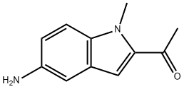 1-(5-Amino-1-methyl-1H-indol-2-yl)ethanone 구조식 이미지