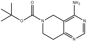 tert-butyl 4-amino-5H,6H,7H,8H-pyrido[4,3-d]pyrimidine-6-carboxylate Structure