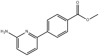 Methyl 4-(6-aminopyridin-2-YL)benzoate 구조식 이미지