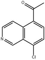 Ethanone, 1-(8-chloro-5-isoquinolinyl)- Structure