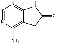 4-Amino-5,7-dihydro-pyrrolo[2,3-d]pyrimidin-6-one Structure