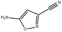 3-Isoxazolecarbonitrile, 5-amino- Structure