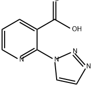 2-(1H-1,2,3-triazol-1-yl)pyridine-3-carboxylic acid Structure