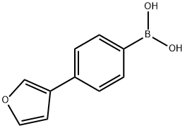 Boronic acid, B-[4-(3-furanyl)phenyl]- Structure