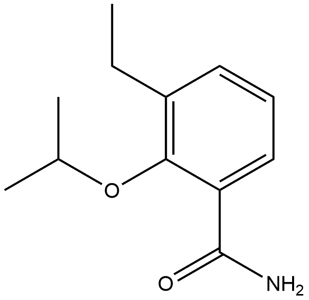 3-Ethyl-2-(1-methylethoxy)benzamide Structure