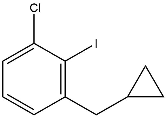 1-chloro-3-(cyclopropylmethyl)-2-iodobenzene Structure