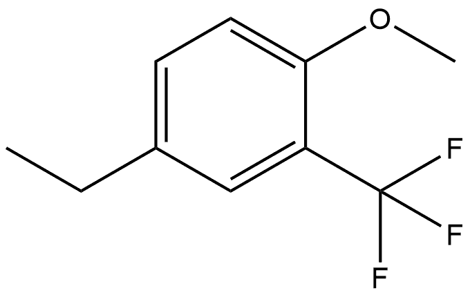 4-Ethyl-1-methoxy-2-(trifluoromethyl)benzene Structure