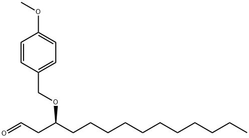 Tetradecanal, 3-[(4-methoxyphenyl)methoxy]-, (3S)- 구조식 이미지