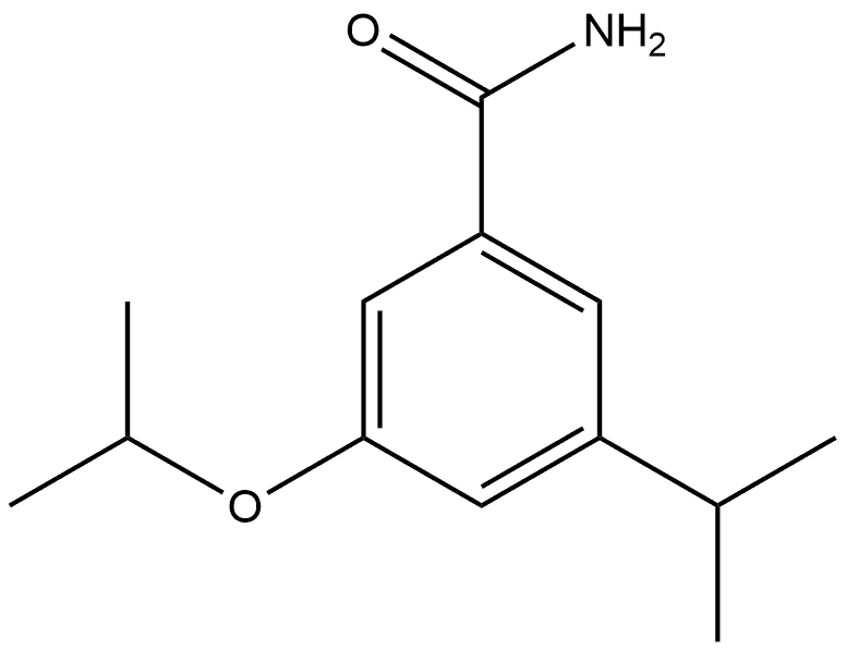 3-(1-Methylethoxy)-5-(1-methylethyl)benzamide Structure