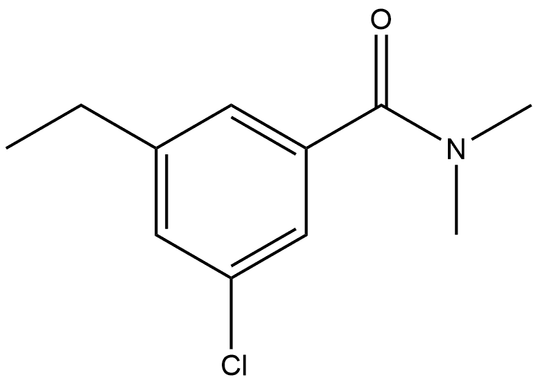 3-Chloro-5-ethyl-N,N-dimethylbenzamide Structure