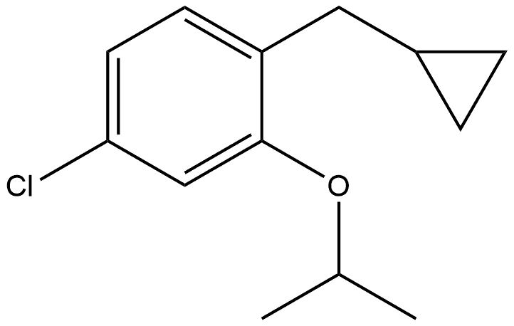 4-Chloro-1-(cyclopropylmethyl)-2-(1-methylethoxy)benzene Structure