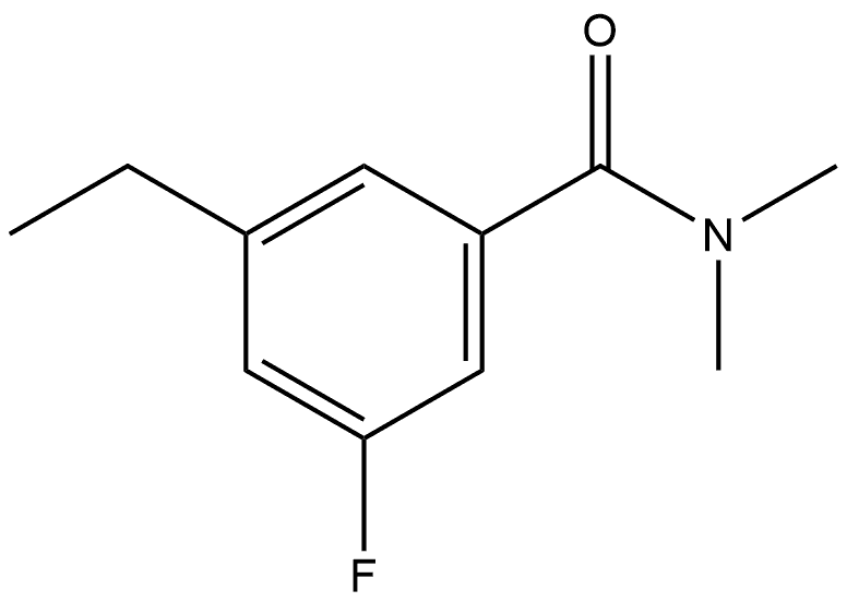 3-Ethyl-5-fluoro-N,N-dimethylbenzamide Structure