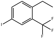 1-ethyl-4-iodo-2-(trifluoromethyl)benzene 구조식 이미지
