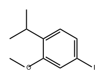 Benzene, 4-iodo-2-methoxy-1-(1-methylethyl)- Structure