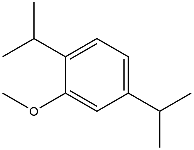 2-Methoxy-1,4-bis(1-methylethyl)benzene Structure