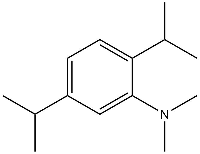 N,N-Dimethyl-2,5-bis(1-methylethyl)benzenamine Structure