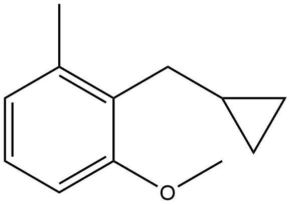 2-(Cyclopropylmethyl)-1-methoxy-3-methylbenzene Structure