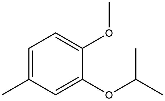 1-Methoxy-4-methyl-2-(1-methylethoxy)benzene Structure