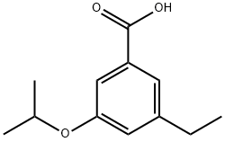 3-Ethyl-5-isopropoxybenzoic acid Structure