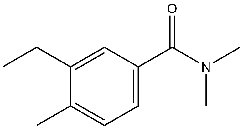 3-Ethyl-N,N,4-trimethylbenzamide Structure