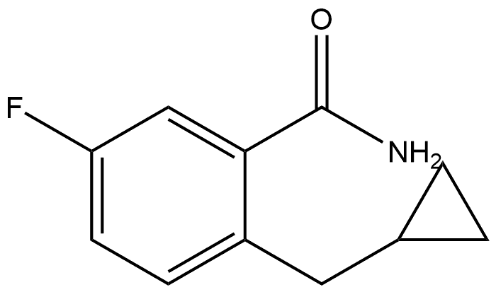 2-(cyclopropylmethyl)-5-fluorobenzamide Structure