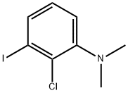 Benzenamine, 2-chloro-3-iodo-N,N-dimethyl- 구조식 이미지