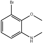 3-bromo-2-methoxy-N-methylaniline Structure