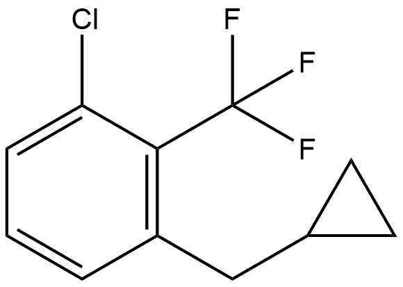 1-Chloro-3-(cyclopropylmethyl)-2-(trifluoromethyl)benzene Structure