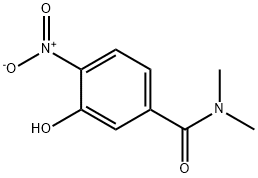 Benzamide, 3-hydroxy-N,N-dimethyl-4-nitro- 구조식 이미지