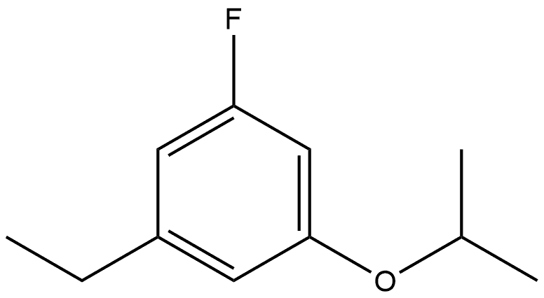 1-Ethyl-3-fluoro-5-(1-methylethoxy)benzene Structure