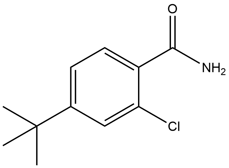 2-Chloro-4-(1,1-dimethylethyl)benzamide Structure