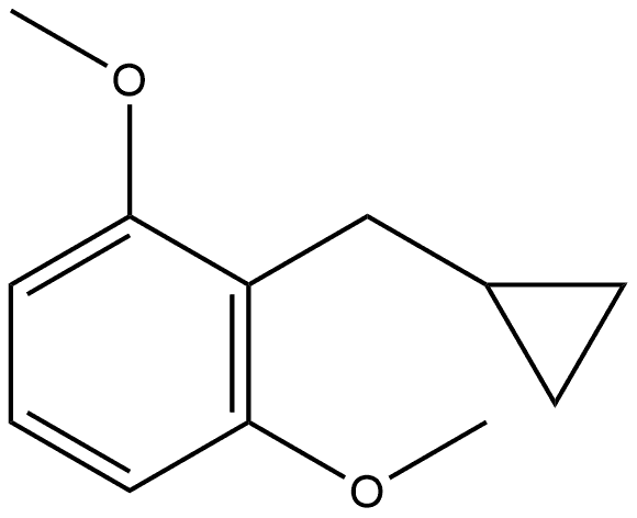 2-(Cyclopropylmethyl)-1,3-dimethoxybenzene Structure