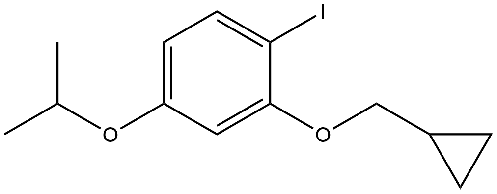 2-(cyclopropylmethoxy)-1-iodo-4-isopropoxybenzene Structure